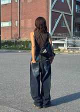 SHOULDER EYELET SLEEVELESS (4color)