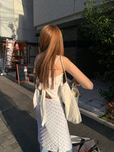 [MADE] Harmo layered knit skirt