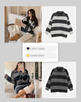 Denim Kara Stripe Knit
