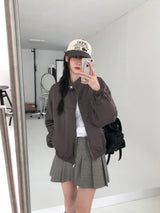 ビリーチェッカープリーツミニスカート (one color)