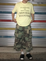 Daily Lettering Semi-Cropped Short Sleeve T-Shirt (4c)