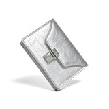 モディックバックル3レイヤーアコーディオンカードウォレット Silver