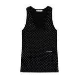 ドットボタンノースリーブ(Black) F25QB130