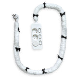 Fuzzy multi-tap_Ribbon_White (Black)