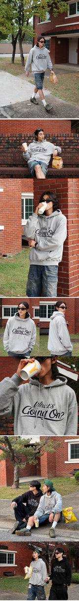 What's Going On フーディー [ BLACK / GREY ]