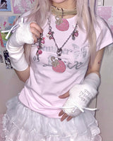 strawberry sparkling keyring
