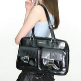 【即日発送】PK Shoulder Bag (glossy)(black)
