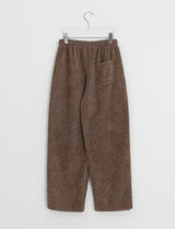 ハルカボカシ毛ニットバンディングワイドパンツ