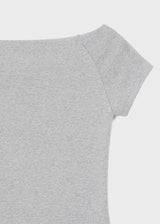 [B-BASIC] スタンダードスリムオフショルダー半袖Tシャツ (2 SIZE)