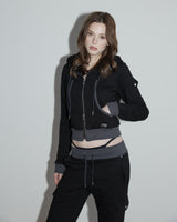Bootcut Sweatpants Black x Charcoal