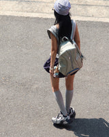 サマーストライプコットンビーニー