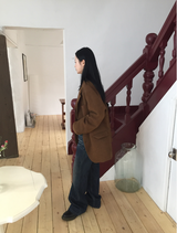 エルマーローブーツカットデニムパンツ