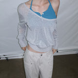 [Ketean] Golgi Halter Neck Button Sleeveless Top -4color