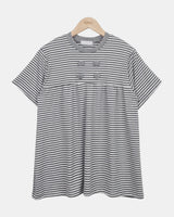 バーネット ダブルボタン ショートスリーブ Tシャツ