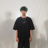 Chaotic Life - カオスオーバーサイズTシャツ (ブラック)