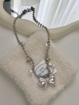 ribbon bbb necklace