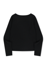 SQUARE NECK RIBBED TOP