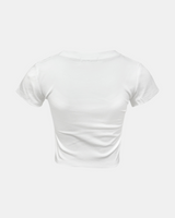 Sea Shell Graphic Crop Tee