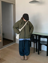 [unisex] Belcott Two-Way Quilting Hood Padding Jumper