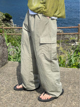 Daily nylon cargo pants