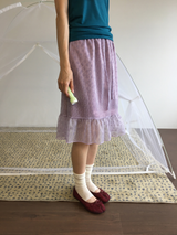 Hayes Bloom Frill Skirt (2color)