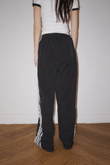 Black lace line sweatpants