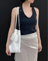 フリリッシュショルダーバッグ (white)