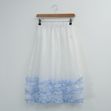 frill oganza skirt