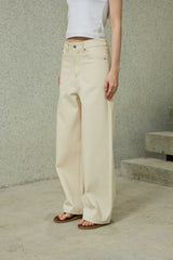 NOAH WIDE PANTS / BEIGE
