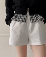 Work cotton banding shorts
