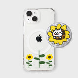 sunflower cat magsafe set (magsafe jell-hard case+magsafe smart tok)