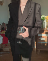 25FW★ [LANARCH] Ring Double Blazer