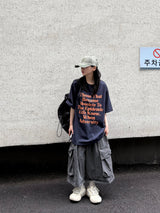 big pocket pigment bermuda pants