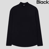 フェザーハーフネックブラッシュドポーラーTシャツ