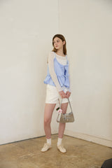 メッシュレイヤードトップセット(2 COLORS)