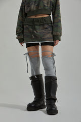 CAMO SKIRT-PANTS