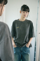26SS★ Dolphin Hearts Pigment Short Sleeve Tee