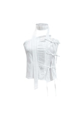 ELFIN SCARF TOP / WHITE