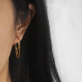 Jules Chain Drop Earrings