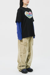 (W) Deco Striped Top (2color)