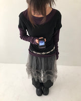 セーブンレイヤードチュールスカートパンツ