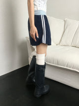 Two-line nylon washable shorts (8c)