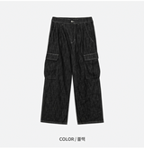 City Pub Cargo Banding Denim Pants