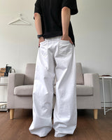 Basic Cotton Wide Pants 4C