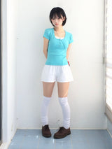Round U button slim top