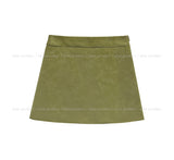Roin Suede Mini Skirt