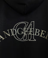 UNISEX 裏起毛スタッズパーカー