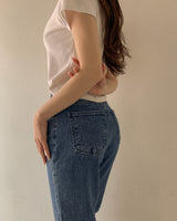 イアン ストレートフィット デニムパンツ