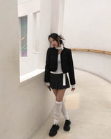 ローチェックボタンスカート