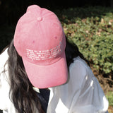 Little-dreamer washed ball cap_red